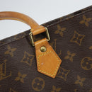 LOUIS VUITTON Monogram Sac Plat Hand Bag M51140 LV Auth 142812-17