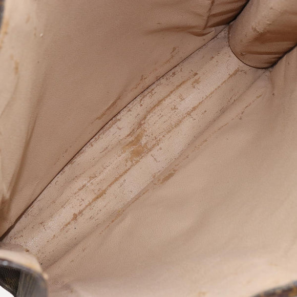 LOUIS VUITTON Monogram Sac Plat Hand Bag M51140 LV Auth 142812