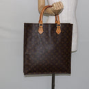 LOUIS VUITTON Monogram Sac Plat Hand Bag M51140 LV Auth 142812-20