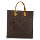 LOUIS VUITTON Monogram Sac Plat Hand Bag M51140 LV Auth 142812-2