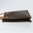 LOUIS VUITTON Monogram Sac Plat Hand Bag M51140 LV Auth 142812-4