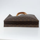LOUIS VUITTON Monogram Sac Plat Hand Bag M51140 LV Auth 142812-5