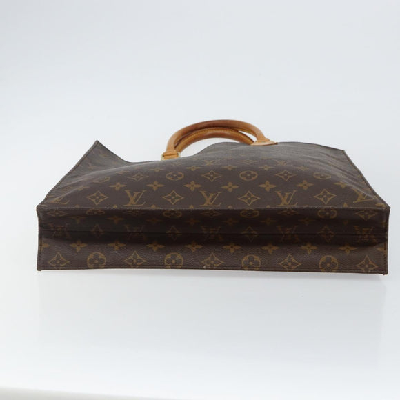 LOUIS VUITTON Monogram Sac Plat Hand Bag M51140 LV Auth 142812