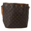 LOUIS VUITTON Monogram Petit Noe Shoulder Bag M42226 LV Auth 142813-1