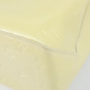 LOUIS VUITTON Monogram Vernis Reade PM Hand Bag Perle M91336 LV Auth 142816-9