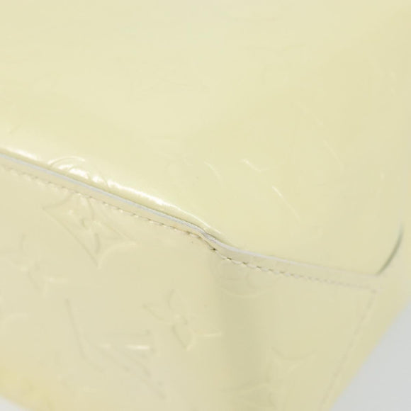 LOUIS VUITTON Monogram Vernis Reade PM Hand Bag Perle M91336 LV Auth 142816