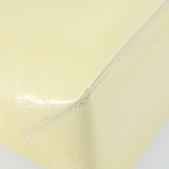 LOUIS VUITTON Monogram Vernis Reade PM Hand Bag Perle M91336 LV Auth 142816