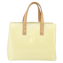 LOUIS VUITTON Monogram Vernis Reade PM Hand Bag Perle M91336 LV Auth 142816-13