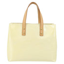 LOUIS VUITTON Monogram Vernis Reade PM Hand Bag Perle M91336 LV Auth 142816-2