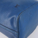 LOUIS VUITTON Epi Keepall 45 Boston Bag Blue M42975 LV Auth 142820-9