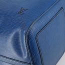 LOUIS VUITTON Epi Keepall 45 Boston Bag Blue M42975 LV Auth 142820-15