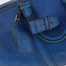 LOUIS VUITTON Epi Keepall 45 Boston Bag Blue M42975 LV Auth 142820-18