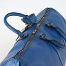 LOUIS VUITTON Epi Keepall 45 Boston Bag Blue M42975 LV Auth 142820-6