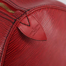 LOUIS VUITTON Epi Keepall 50 Boston Bag Red M42967 LV Auth 142821-15