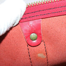LOUIS VUITTON Epi Keepall 50 Boston Bag Red M42967 LV Auth 142821-21