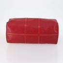 LOUIS VUITTON Epi Keepall 50 Boston Bag Red M42967 LV Auth 142821-9