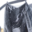 Salvatore Ferragamo Gancini Shoulder Bag Leather Black Gold Auth 142822-19