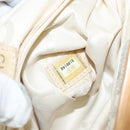 CHANEL Tote Bag Canvas Ivory Gold CC Auth 142826-11