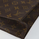 LOUIS VUITTON Monogram Sac Plat Hand Bag M51140 LV Auth 142831-8