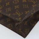 LOUIS VUITTON Monogram Sac Plat Hand Bag M51140 LV Auth 142831-17