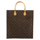 LOUIS VUITTON Monogram Sac Plat Hand Bag M51140 LV Auth 142831-13