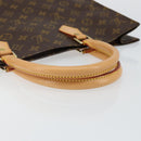 LOUIS VUITTON Monogram Sac Plat Hand Bag M51140 LV Auth 142831-7