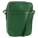 LOUIS VUITTON Epi Danube Shoulder Bag Green M45634 LV Auth 142833-1