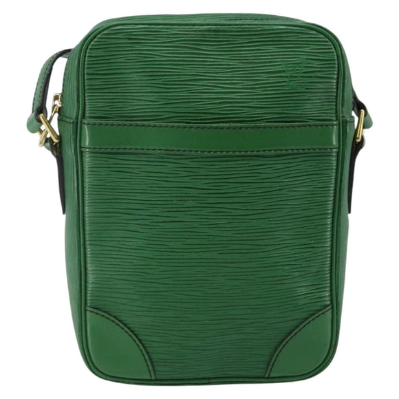 LOUIS VUITTON Epi Danube Shoulder Bag Green M45634 LV Auth 142833