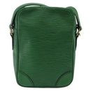 LOUIS VUITTON Epi Danube Shoulder Bag Green M45634 LV Auth 142833-2