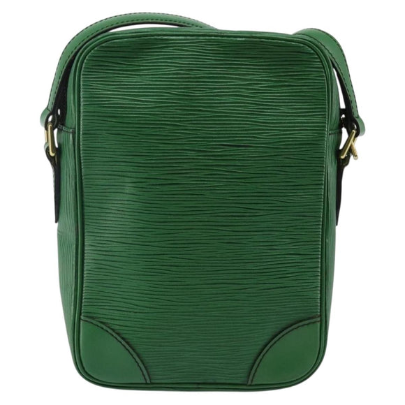 LOUIS VUITTON Epi Danube Shoulder Bag Green M45634 LV Auth 142833