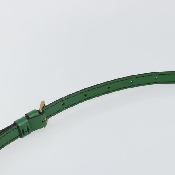 LOUIS VUITTON Epi Danube Shoulder Bag Green M45634 LV Auth 142833