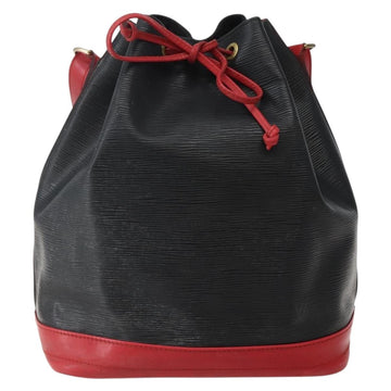 LOUIS VUITTON Epi Noe Shoulder Bag Bicolor Black Red M44017 LV Auth 142834 - 0