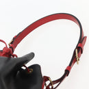 LOUIS VUITTON Epi Noe Shoulder Bag Bicolor Black Red M44017 LV Auth 142834-8