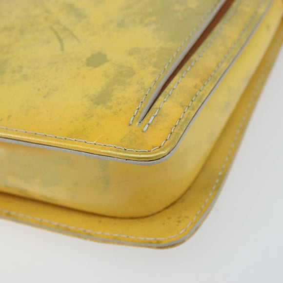 LOUIS VUITTON Monogram Vernis Motto Accessory Pouch Gris M91030 LV Auth 142835