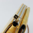 LOUIS VUITTON Monogram Vernis Motto Accessory Pouch Gris M91030 LV Auth 142835-10