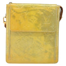 LOUIS VUITTON Monogram Vernis Motto Accessory Pouch Gris M91030 LV Auth 142835-13