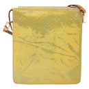 LOUIS VUITTON Monogram Vernis Motto Accessory Pouch Gris M91030 LV Auth 142835-2