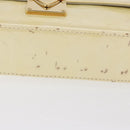 LOUIS VUITTON Monogram Vernis Malibu Street Bag Perle M91507 LV Auth 142836-11