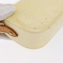LOUIS VUITTON Monogram Vernis Malibu Street Bag Perle M91507 LV Auth 142836-14