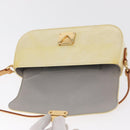 LOUIS VUITTON Monogram Vernis Malibu Street Bag Perle M91507 LV Auth 142836-17