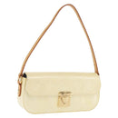 LOUIS VUITTON Monogram Vernis Malibu Street Bag Perle M91507 LV Auth 142836-1