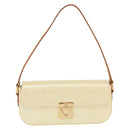 LOUIS VUITTON Monogram Vernis Malibu Street Bag Perle M91507 LV Auth 142836-2