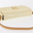 LOUIS VUITTON Monogram Vernis Malibu Street Bag Perle M91507 LV Auth 142836-7