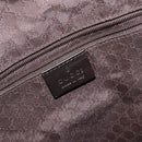 GUCCI Bamboo Web Sherry Line Bag Canvas 2way Beige 001 4058 1705 Auth 142842-19