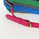 Gianni Versace Backpack Canvas Multicolor Gold Auth 142845V-10