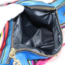 Gianni Versace Backpack Canvas Multicolor Gold Auth 142845V-31