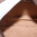 GUCCI GG Supreme Web Sherry Line Shoulder Bag PVC Beige Gold Red Auth 142847-17