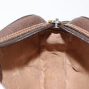 GUCCI GG Supreme Web Sherry Line Shoulder Bag PVC Beige Gold Red Auth 142847-18