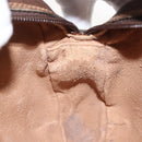 GUCCI GG Supreme Web Sherry Line Shoulder Bag PVC Beige Gold Red Auth 142847-19