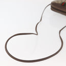 GUCCI GG Supreme Web Sherry Line Shoulder Bag PVC Beige Gold Red Auth 142847-7